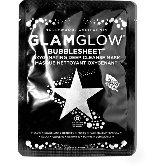 Bubblesheet Oxygenating Deep Cleanse Mask, GlamGlow Ansiktsmask