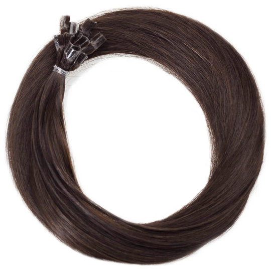 Rapunzel of Sweden Nail Hair Premium Straight 40 cm 2.2 Coffee Brown