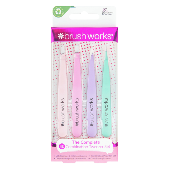 Brushworks HD Combination Tweezer Set Mixed Set Mixed