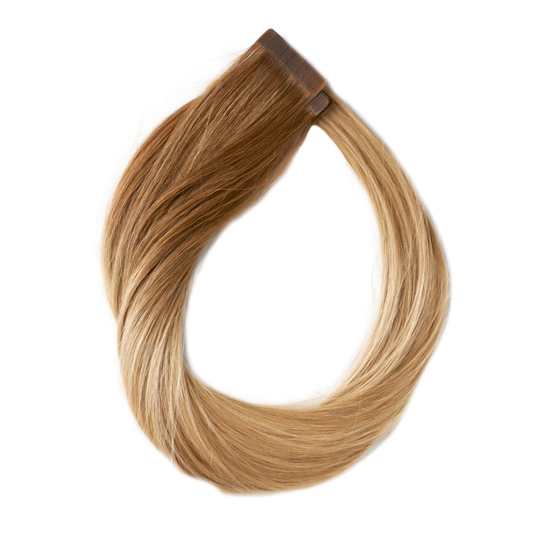 Rapunzel of Sweden Quick & Easy Original Straight B5.4/7.2 Cinnamon Blonde Balayage 50cm