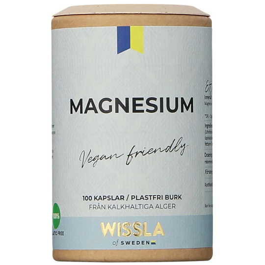 Magnesium, 100 kapslar Wissla of Sweden Kosttillskott