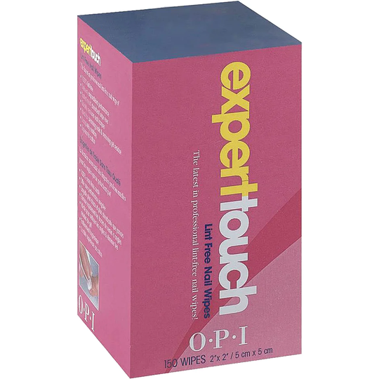 OPI Experttouch Remover Lint-Free Nail Wipes, OPI Nagellacksborttagning