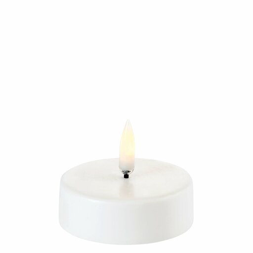Uyuni Värmeljus Led Vit 6,1x4,7cm Remote Ready