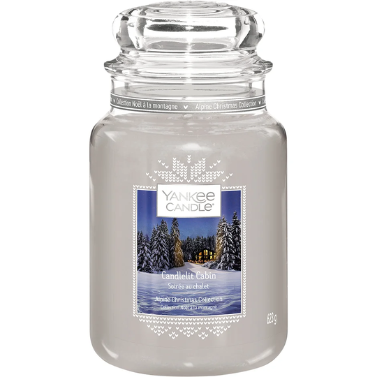 Candleit Cabin, 623 g Yankee Candle Doftljus