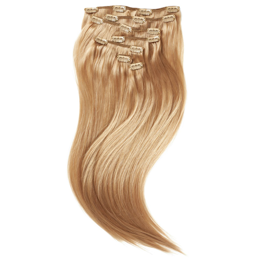 Rapunzel of Sweden Clip-on set Original 7 pieces 50 cm 7.5 Dark Blonde