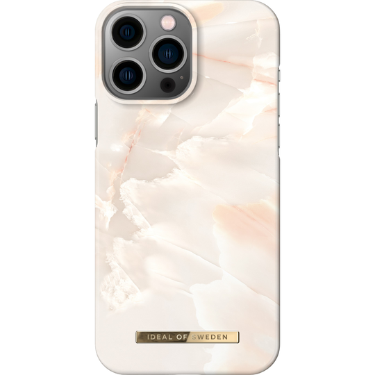 iDeal of Sweden iPhone 13 Pro Max Fashion Case Rose Pearl Marble