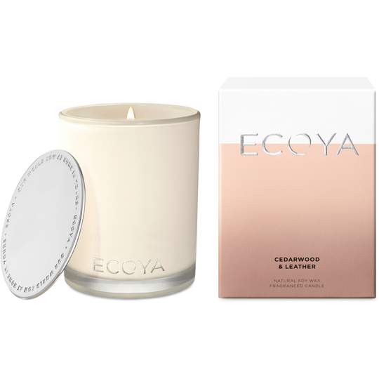 Ecoya Core Collection Madison Boxed Jar Cederwood & Leather 400 g