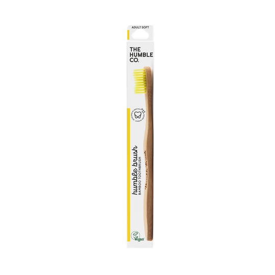 Humble Brush Bambu Tandborste Vuxen Gul