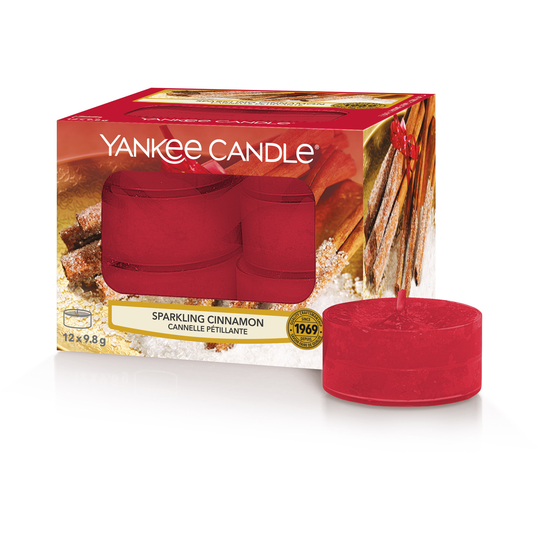 Yankee Candle Sparkling Cinnamon Christmas Scent Tea Light