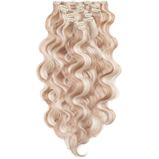 Rapunzel of Sweden Clip-on set Body Wave 7 pieces 60 cm 60 g