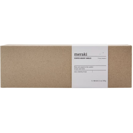 Meraki Scented Advent Candles Frozen Meadow