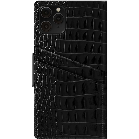 iDeal of Sweden iPhone 11 Pro/XS/X Atelier Wallet Neo Noir Croco