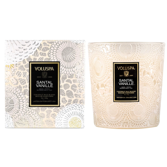 Voluspa Santal Vanille Boxed Candle 60h