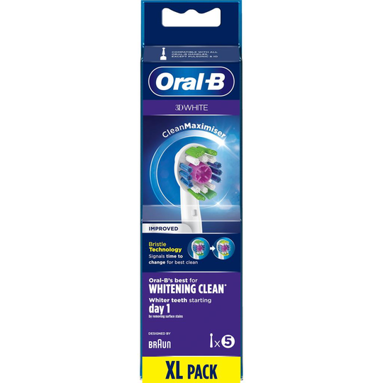 Oral-B 3D White Clean Maximiser Tandborsthuvud 5 st