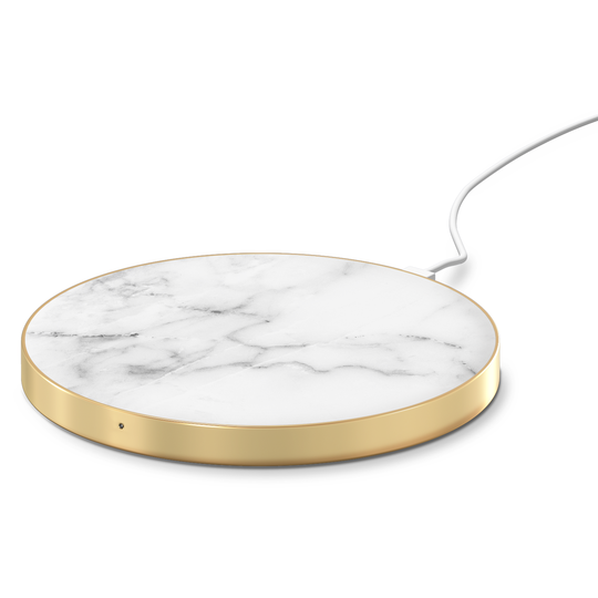 iDeal of Sweden Fashion QI Charger White Marble