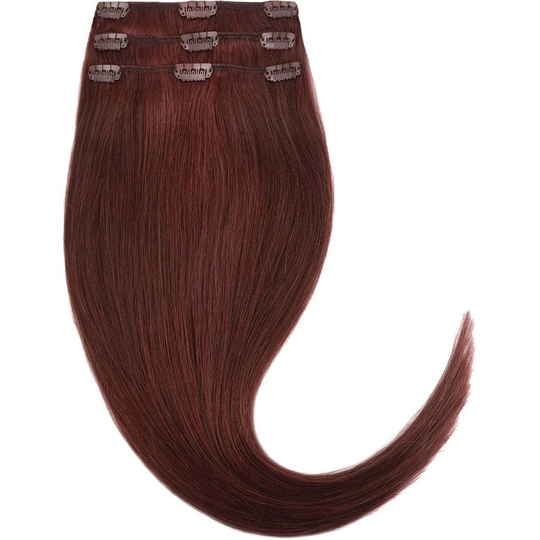 Rapunzel of Sweden Clip-on set 3 pieces 40 cm 5.5 Mahogany Brown