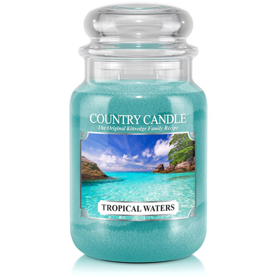 Country Candle Tropical Waters 2 Wick Large Jar 150 h