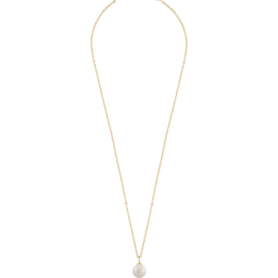 Sunday pendant neck 42 gold/white, Snö of Sweden Halsband