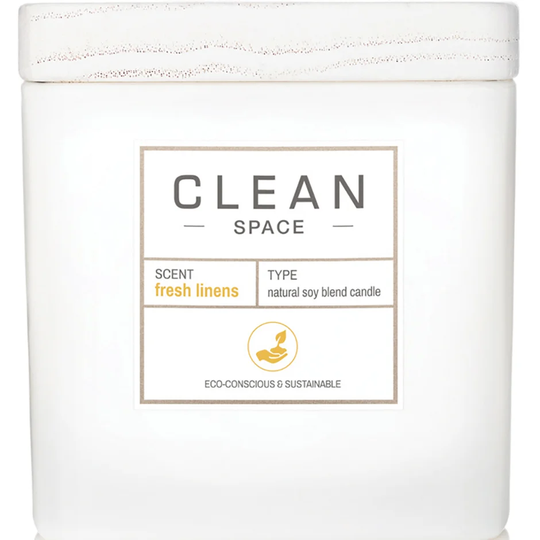 Space Fresh Linens Candle, 227 ml Clean Doftljus