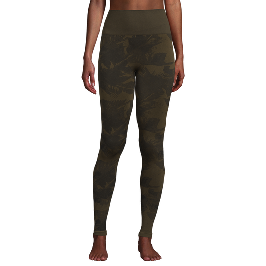 Botanical Seamless Tights, Botanical Green
