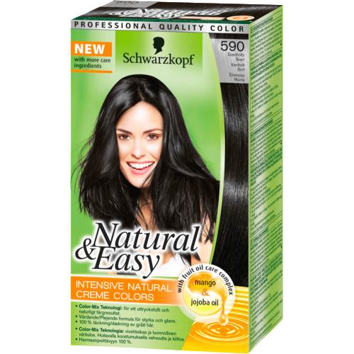Natural & Easy 523 Ljus Isblond, Schwarzkopf Alla hårfärger
