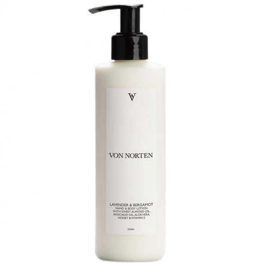 Von Norten Lavender and Bergamot Hand and Body Lotion (250ml)