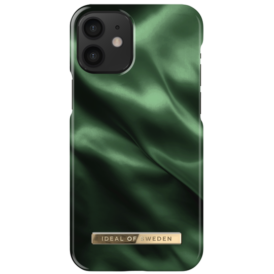 iDeal of Sweden iPhone 12 Mini Fashion Case Emerald Satin