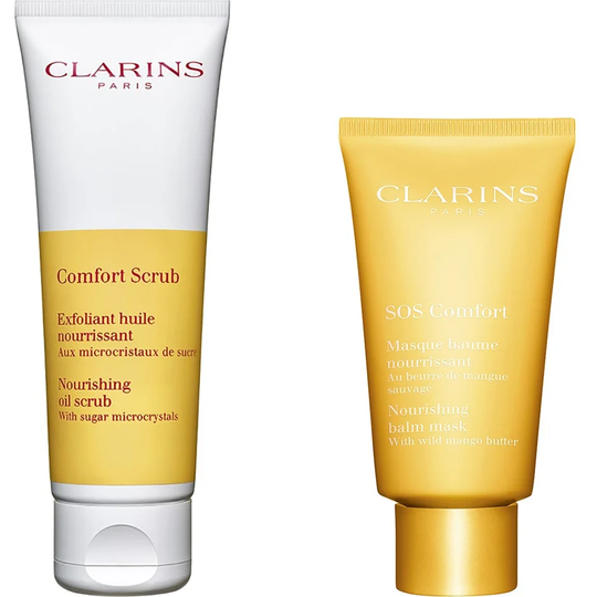 SOS Comfort Scrub & Mask, Clarins Set / Boxar
