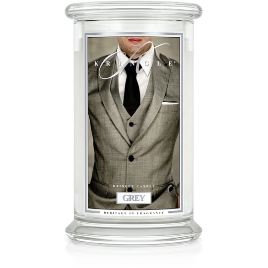 Kringle Candle Grey 2 Wick Large Jar 100 h
