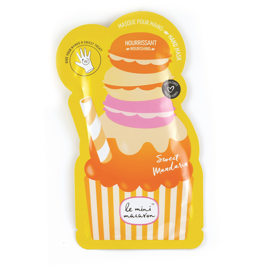 Le Mini Macaron Hand Mask Sweet Mandarin