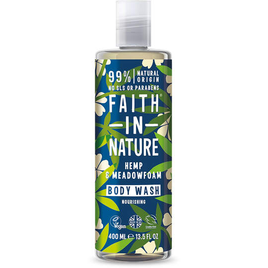 Faith in Nature Hemp & Meadowfoam Bodywash 400 ml