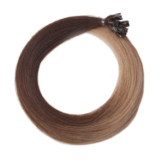Rapunzel of Sweden Nail Hair Premium Straight 40 cm O2.2/7.3 Brown Ash