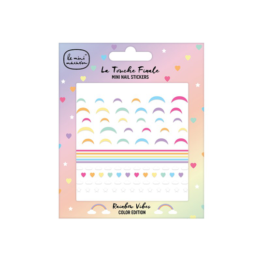 Le Mini Macaron Nail Arts Le Mini Art Stickers - Rainbow Vibes