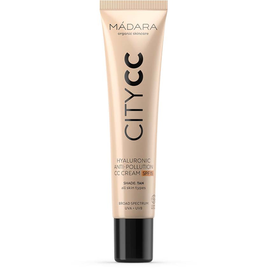 Mádara Skincare City CC Hyaluronic Anti-Pollution Cc Cream Spf 15 Tan