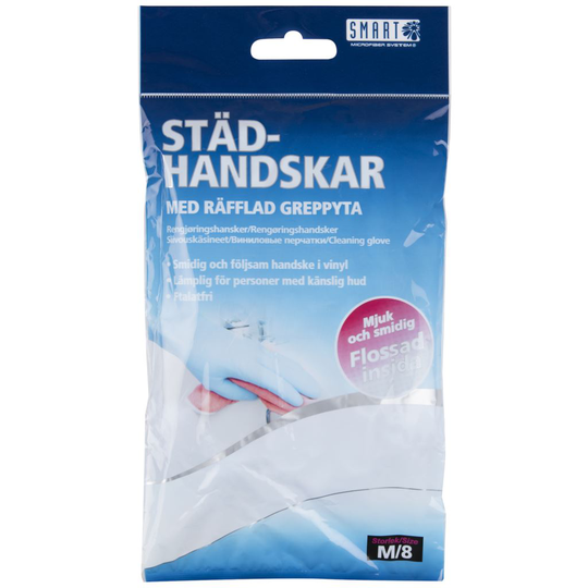 Smart Städhandskar Vinyl 2 st Medium