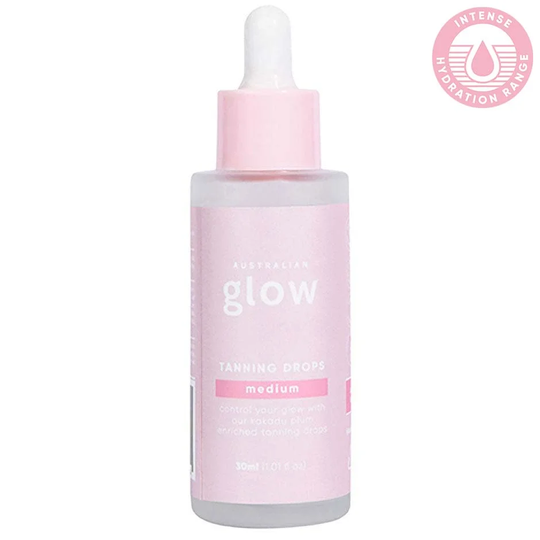 Self-Tan Drops with Kakadu Plum, 30 ml Australian Glow Brun utan sol (BUS)