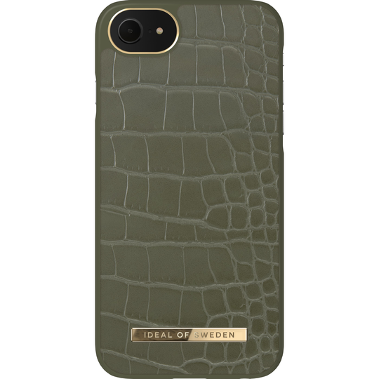 iDeal of Sweden iPhone 8/7/6/6s/SE Atelier Case Khaki Croco