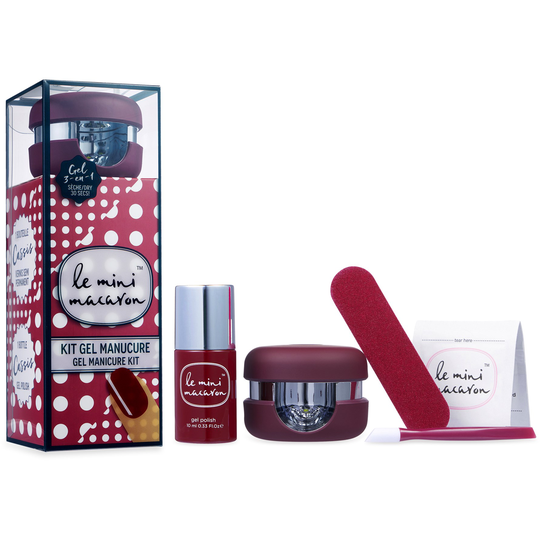 Le Mini Macaron Manicure Kit Cassis