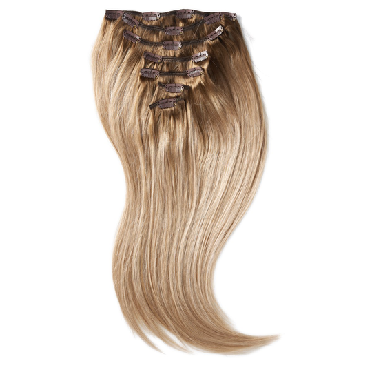 Rapunzel of Sweden Clip-on set Original 7 pieces 50 cm Brown Ash Blond