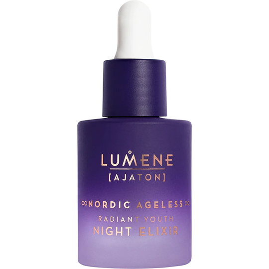 Nordic Ageless Radiant Youth Night Elixir, 30 ml Lumene Serum & Ansiktsolja