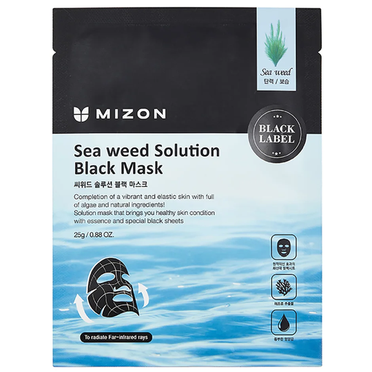 Seaweed Solution Black Mask, 25 g Mizon Ansiktsmask