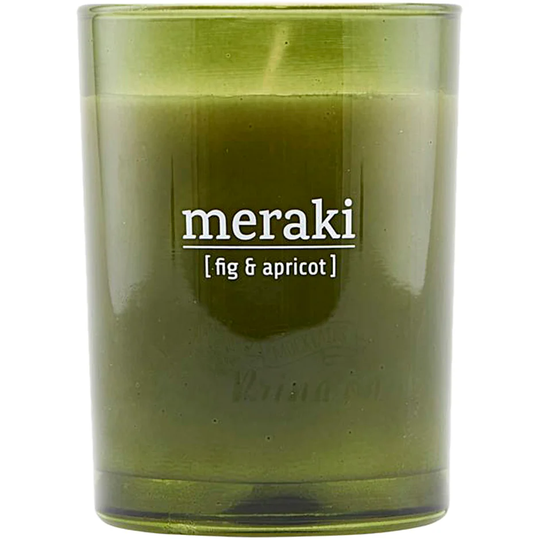 Fig & Apricot Scented Candle, Meraki Doftljus