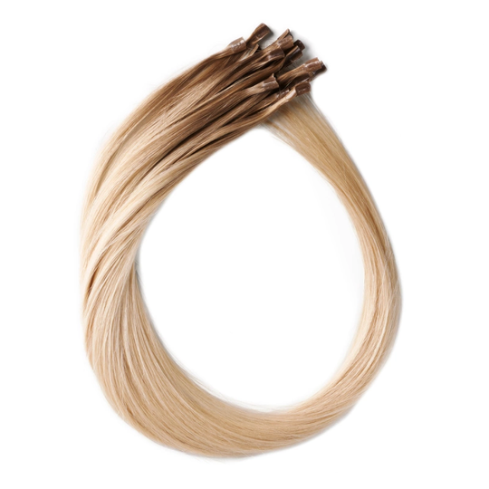 Rapunzel of Sweden Nail Hair Premium Straight B7.3/10.10 Cool Platinum Blonde Balayage 50cm