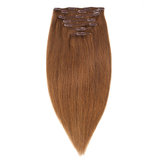 Rapunzel of Sweden Clip-on set Original 7 pieces 30 cm 5.0 Brown