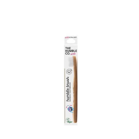 Humble Brush Bambu Tandborste Barn Vit