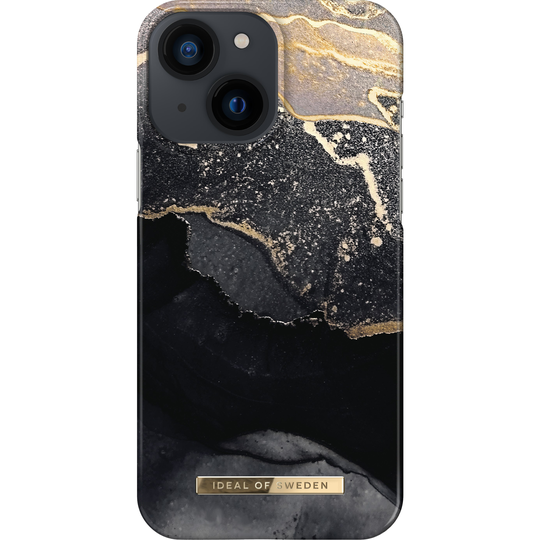 iDeal of Sweden iPhone 13 Mini Fashion Case Golden Twilight Marble