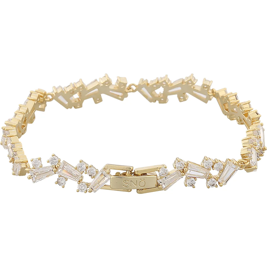 Misty Big Brace G/Clear, Snö of Sweden Armband