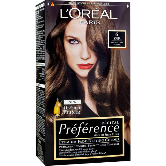 Récital Préférence 6 Sofia Mörkblond, L'Oréal Paris Blondering & blekning