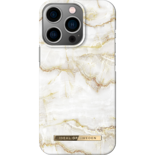 iDeal of Sweden iPhone 13 Pro Fashion Case Golden Pearl Marble