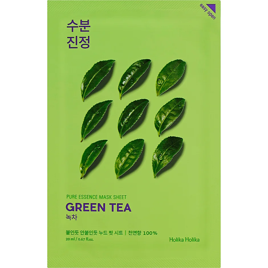 Holika Holika Pure Essence Mask Sheet - Green Tea, Holika Holika K-Beauty